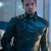 Sebastian Stan Thunderbolts Leather Jacket For Sale