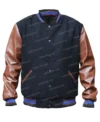 Seinfeld Brown And Black Bomber Jacket Main