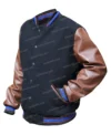 Seinfeld Brown And Black Bomber Jacket Right Side