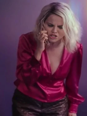 Selena Gomez Emilia Perez Pink Shirt