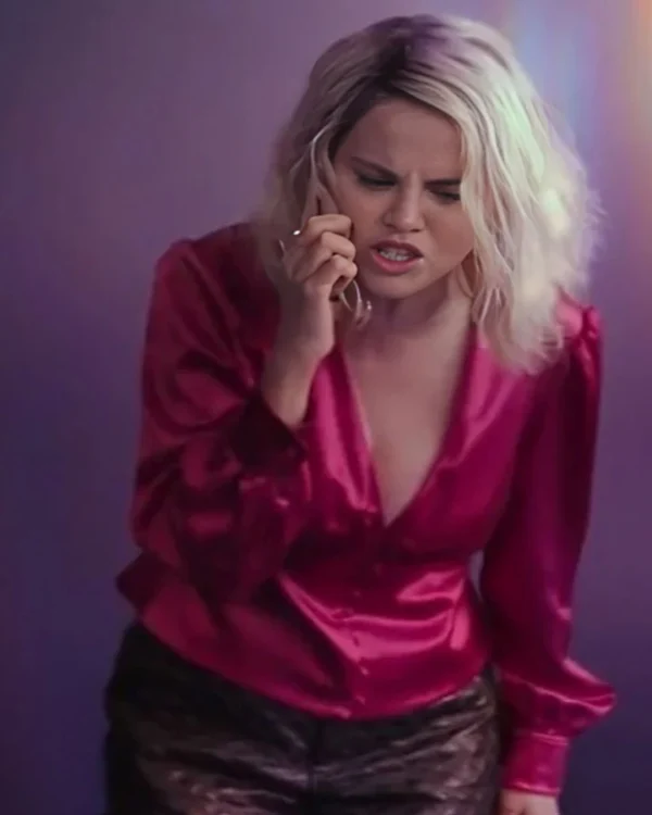 Selena Gomez Emilia Perez Pink Shirt