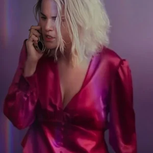 Selena Gomez Emilia Perez Pink Shirt For Sale