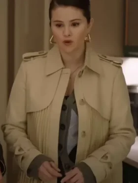 Selena Gomez Only Murders in the Building Cotton Trench Coat