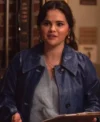 Selena Gomez Only Murders in the Building Leather Coat For Sale