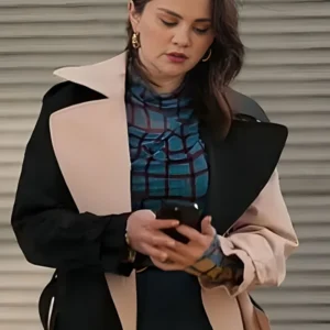 Selena Gomez Only Murders in the Building S04 Two Tone Coat