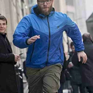 Seth Rogen Long Shot Blue Jacket