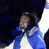 Shaboozey Rocks Thanksgiving Halftime Show Detroit Lions Vs. Chicago Football Game Varsity Jacket