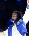 Shaboozey Rocks Thanksgiving Halftime Show Detroit Lions Vs. Chicago Football Game Varsity Jacket