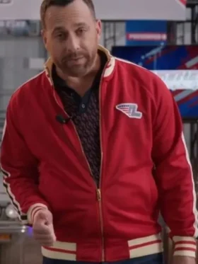 Shifting Gears Wayne Larouche Maroon Bomber Jacket