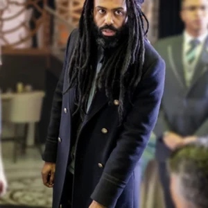 Shop Andre Layton Snowpiercer Black Wool Coat