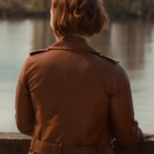 Shop Ashley Williams Falling Together Brown Jacket