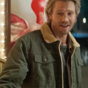 Shop Chad Michael Murray The Merry Gentlemen Green Jacket