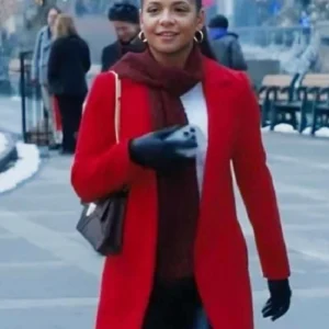 Shop Christina Milian Meet Me Next Christmas Wool Coat