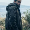 Shop Christopher Abbott Bring Them Down Hooded Jacket