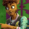 Shop Clawd Wolf Monster High Multicolor Varsity Jacket