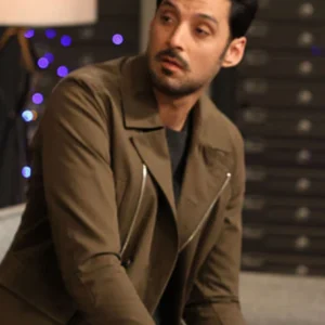 Shop Dhan Rana Found S01 Green Cotton Jacket