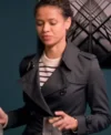 Shop Gugu Mbatha Raw Lift Black Coat
