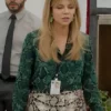 Shop High Potential Kaitlin Olson Green Snake Shirt