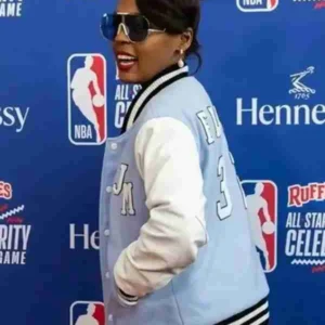 Shop Janelle Monae NBA All Star Varsity Jacket