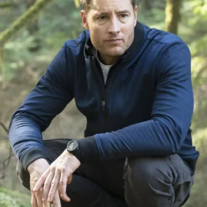 Shop Justin Hartley Tracker Blue Jacket