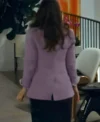 Shop Lacey Chabert His Hers Purple Blazer
