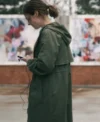 Shop Lucy Chambers The Devils Hour S02 Green Long Coat