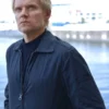 Shop Marc Warren Van der Valk S03 Black Cotton Jacket