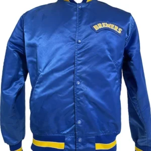 Shop Milwaukee Brewers Satin Jacket