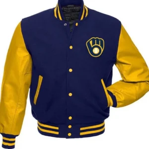 Shop Milwaukee Brewers Varsity Jacket