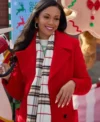 Shop Mona Christmas with a Kiss Red Coat