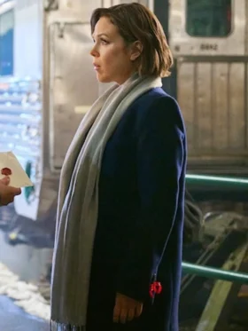 Shop Santa Tell Me Erin Krakow Blue Coat