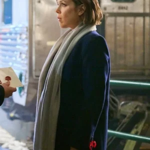 Shop Santa Tell Me Erin Krakow Blue Coat