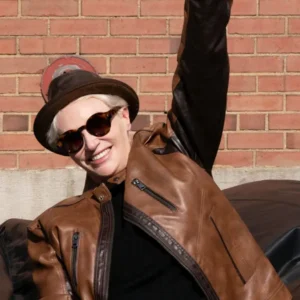 Shop Sazz Pataki Only Murders in the Building S04 Brown Jacket
