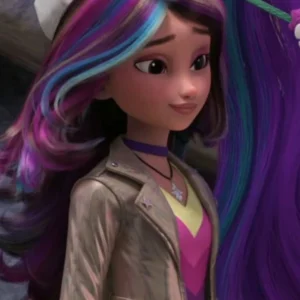 Shop Sophia Mendoza Unicorn Academy Biker Leather Jacket