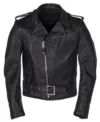 Shop Stegaro American Black Biker Jacket