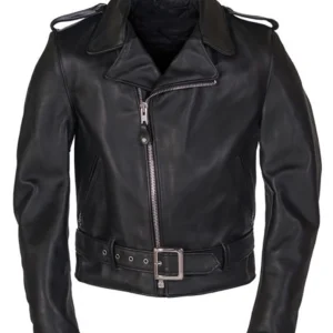 Shop Stegaro American Black Biker Jacket
