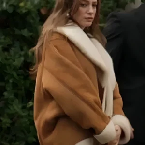 Shop The Family Devin Akin Brown Shearling Jacket 