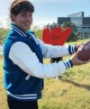 Sidelined The QB and Me Noah Beck Varsity Jacket