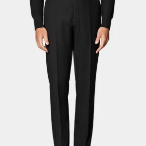 Slim Fit Tailored Black 2 Piece Suit For Men Trouser