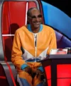 Snoop Dogg The Voice Colorblock Leather Tracksuit For Sale
