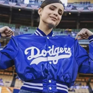 Sofia Carson Dodgers Jacket
