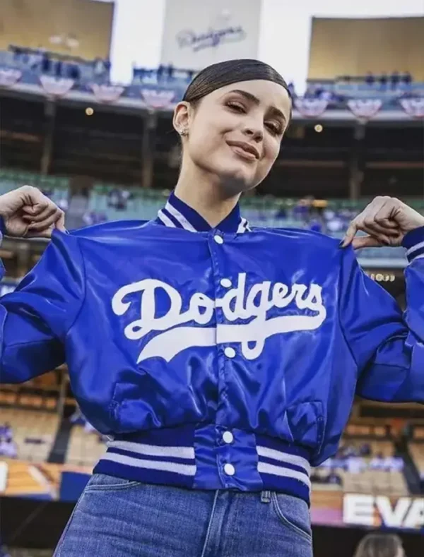 Sofia Carson Dodgers Jacket