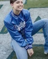 Sofia Carson Dodgers Jacket Front