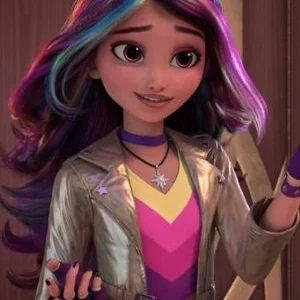 Sophia Mendoza Unicorn Academy Biker Leather Jacket