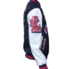 St. Louis Cardinals Blue Lettermen Jacket Left Side