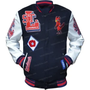 St. Louis Cardinals Blue Lettermen Jacket Main