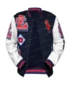St. Louis Cardinals Blue Lettermen Jacket Open
