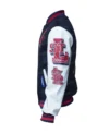 St. Louis Cardinals Blue Lettermen Jacket Right Side