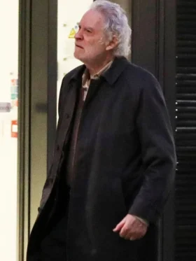 Stephen Brigstocke Disclaimer Black Long Coat For Sale