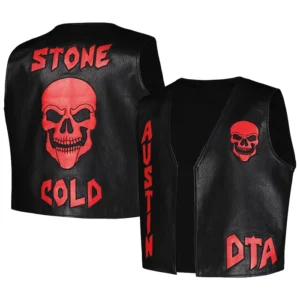 Stone Cold Steve Austin Black DTA Replica Vest